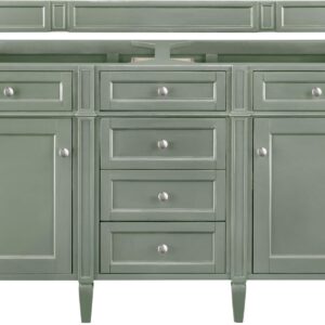 James Martin Vanities 650-V60D-SC 650-V60D Brittany 60" Double Basin Poplar Wood Vanity Cabinet Only