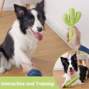 Southern Home Farm Dog Desert Durability: Durable Cactus Natural Rubber Dog Toy for Endless Fun! Cactus Super Tough Dog Toys for Small/Medium/Large (Green)