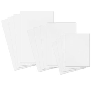 Hallmark White Gift Boxes, Assorted Sizes (12 Boxes with Lids: 4 Small 11", 4 Medium 14", 4 Large 16") for Birthdays, Mother's Day, Baby Showers and More