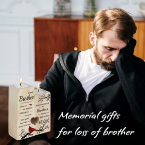 Memorial Gifts - Memorial Candle Gifts for Loss of Brother - Sympathy Gifts for Loss of Brother, Bereavement Gifts for Loss of Brother