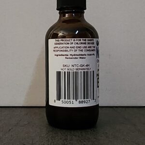 NatriChlor The Original CD w/Citric Acid in Glass 4 oz Bottles