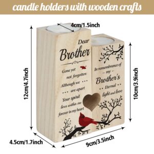 Memorial Gifts - Memorial Candle Gifts for Loss of Brother - Sympathy Gifts for Loss of Brother, Bereavement Gifts for Loss of Brother