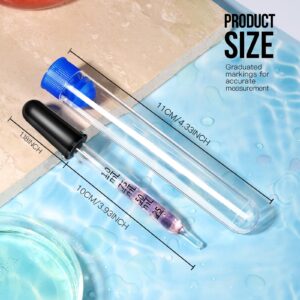 Teenitor 2Pack Eye Dropper Pipettes Dropper 1Ml Glass Droppers Pipette for Essential Oil, Eye droppers Medicine Dropper