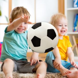 CHELEI2019 2PCS 9" Plush Soccer Ball Pillow Soft Stuffed Animal Football Boys Toddler Toy Gifts