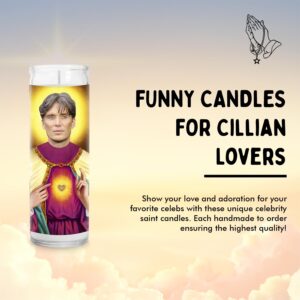 Cillian Celebrity Gift Candle - Saint Candles - Tommy Shelby Unique Candle - Handmade in USA - Celeb TV Show Movie Gift