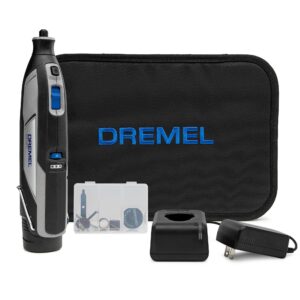 Dremel 8240 12V Lithium-Ion Battery Cordless Rotary Tool with Accessory Bundle (4 Items)