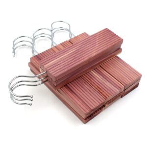 Yayunxuan 5pcs Cedar Planks Cedar Blocks for Clothes Storage Aromatic Cedar Hang Ups Hanger Closet Freshener Clothes Protection Mustiness Prevention