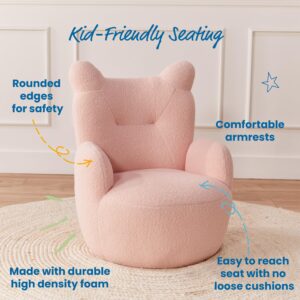 ECR4Kids Teddy Chair, Kids Furniture, Pink