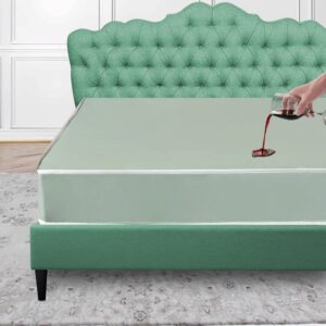 Greaton 8" Firm Sleeping Mattress, Double Sided Vinyl Mattresses for Complete Comfiness, Waterproof Security for Long Time Use, Provides All Rounded Necessary Body Support, Full XL, Green