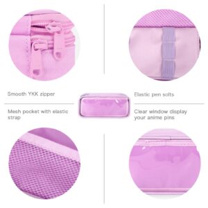 STEAMEDBUN Pencil Pouch for Teen Girls and Adult, Cute Aesthetic Pencil Case for School Office,Pencil Bag Ita Bag with Insert