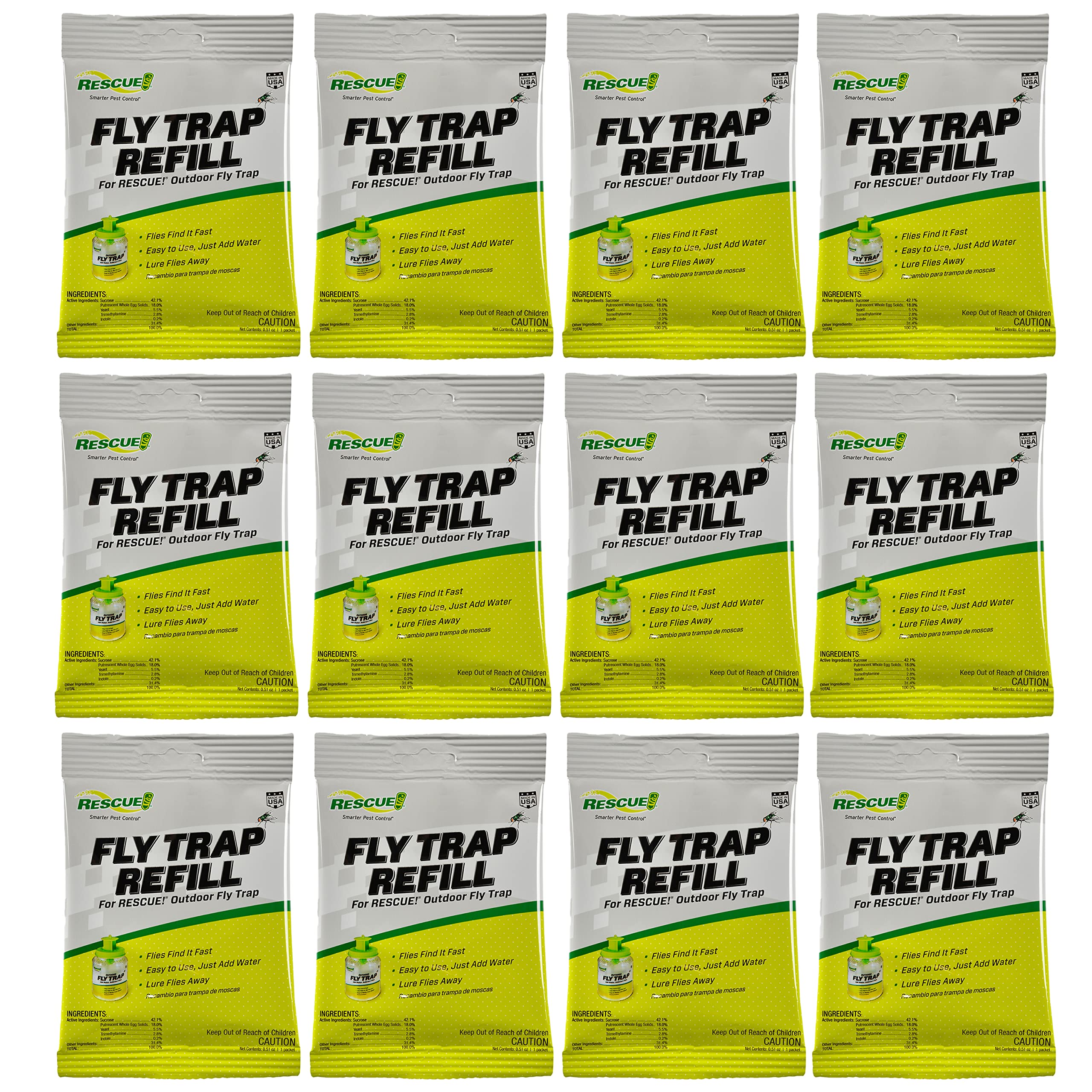 Fly Trap Bait Refill 12-Pack