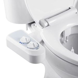 Haofy Bidet Attachment Deep Toilet Bidet Self Water Pressure Dual Nozzle Easy Installation for Womens Washing (3/8)