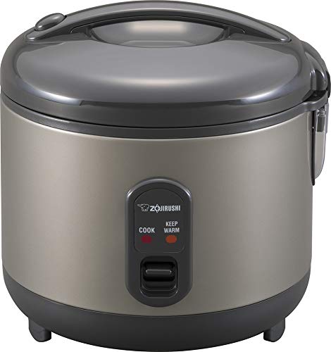 Zojirushi CD-WCC30 Micom Water Boiler & Warmer, Silver & NS-RPC10HM Rice Cooker and Warmer, 5.5-Cup (Uncooked), Metallic Gray