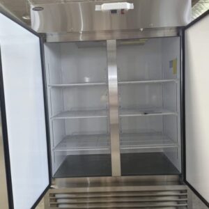 54" two door commercial stainless steel fridge NSf/ETL