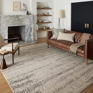 Loloi II Darby Collection DAR-02 Oatmeal/Charcoal 7'-10" x 10' Area Rug