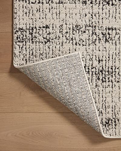 Loloi II Darby Collection DAR-02 Oatmeal/Charcoal 7'-10" x 10' Area Rug