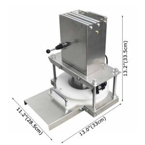 HayWHNKN Electric Pizza Dough Pastry Press Machine 8.66'' Dough Roller Sheeter Dough Pastry Presser Dough Sheeter Pizza Press Making Machine 110V