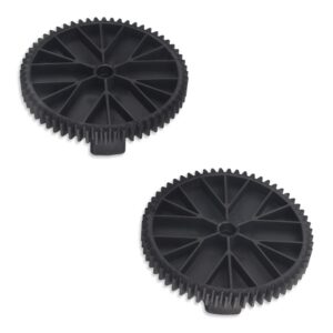 KitchenKipper R-2280 42-in Lawn Sweeper 60-Tooth Gears Compatible with John D-eere/Brinly-Hardy STS Lawn Sweeper, 2-Pack