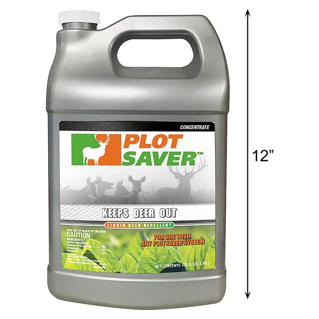 BestNest Messinas Plotsaver Concentrate with Deer Barrier Ribbon, 1 Gallon