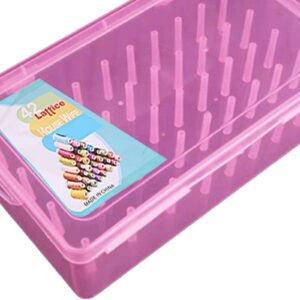 UGPLM Sewing Thread Storage Box Sewing Reel Case Spool Organizing Sorting Holder Embroidery Thread Organiser for Sewing Bobbin Threads Spools Gift