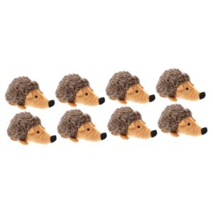 mipcase 8 pcs pet toy hedgehog shaped molar toy dog chewing toys dogs training toys teething toy soft toys dog dental chew toys hedgehog stuffed dog toy dog molar toy plush puppy the dog