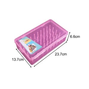 UGPLM Sewing Thread Storage Box Sewing Reel Case Spool Organizing Sorting Holder Embroidery Thread Organiser for Sewing Bobbin Threads Spools Gift