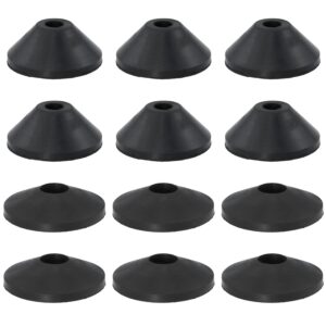 aylifu 12pcs toilet bolt rubber washers conical washers toilet tank leakage prevent kit for toilet tank repair (m6 6pcs+m8 6pcs)