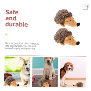 Mipcase 8 Pcs Pet Toy Hedgehog Shaped Molar Toy Dog Chewing Toys Dogs Training Toys Teething Toy Soft Toys Dog Dental Chew Toys Hedgehog Stuffed Dog Toy Dog Molar Toy Plush Puppy The Dog