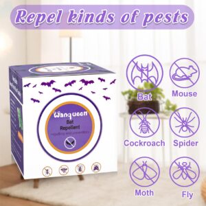 8 Pack Bat Repellent Outdoor Rodent Mouse Repellent, Peppermint Oil Bat Deterrent Repellent for Attic, Ready-to-Use Pest Control Scent Pouches