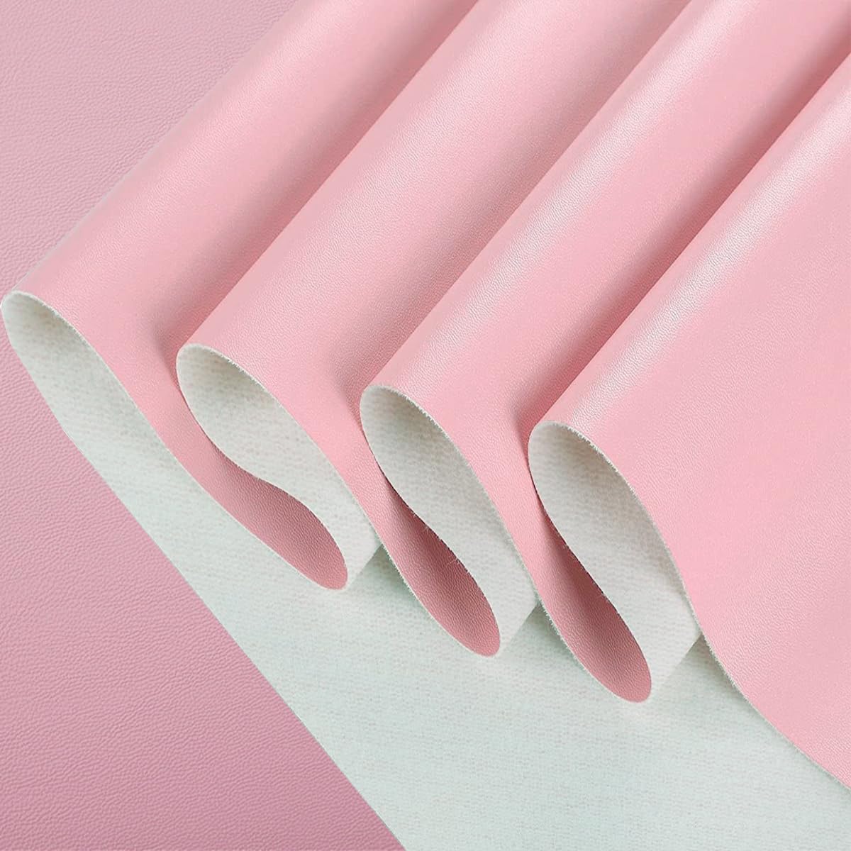 Large soft interior decorative artificial leather fabric,synthetic leather 0.8mm faux leather fabric,1Yard 36x56.77inch,grade vinyl leather for outdoor boat,car seat,sofa,cloth,bag,crafts,sewing(pink)