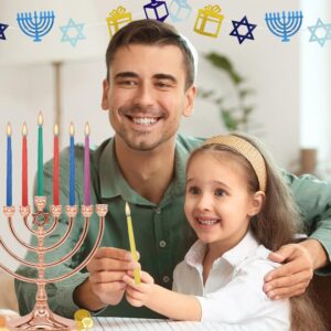 The Dreidel Company Jerusalem Hanukkah Candles Menorah Candles Chanukah Candles 44 for All 8 Nights of Chanukah (Single)