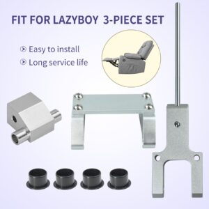 Vanshly Metal Toggle Drive Connector and Metal Drive Toggle and Clevis Mount Fits for Lazyboy Power Recliners, Fits for All L-Z-Boy Power Recliners (Drive Connector,Metal Drive Toggle,Clevis Mount)