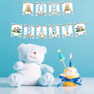 Winnie Oh Baby Banner for The Pooh Baby Shower Decorations Classic Winnie 1 St Birthday Party Supplies Cute Winnie Banner For Winnie Bee Theme Party Banners and Signs