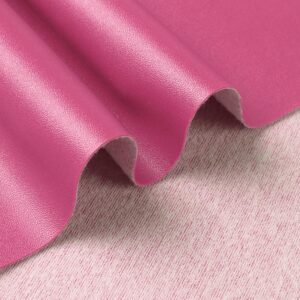 large soft marine vinyl leather fabric,0.8mm interior decorative faux leather fabric,1yard 36x56.1inch, for outdoor boats,cars,diy handmade leather, clothing,sofas,bags,various craft items. (rose red)