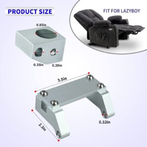 Metal Motor End Clevis Mount Toggle and Drive Toggle Bracket , Fits for La-Z-Boy/Lazyboy Power Recliners, Fits All L-Z-Boy Power Recliners ,Vanshly