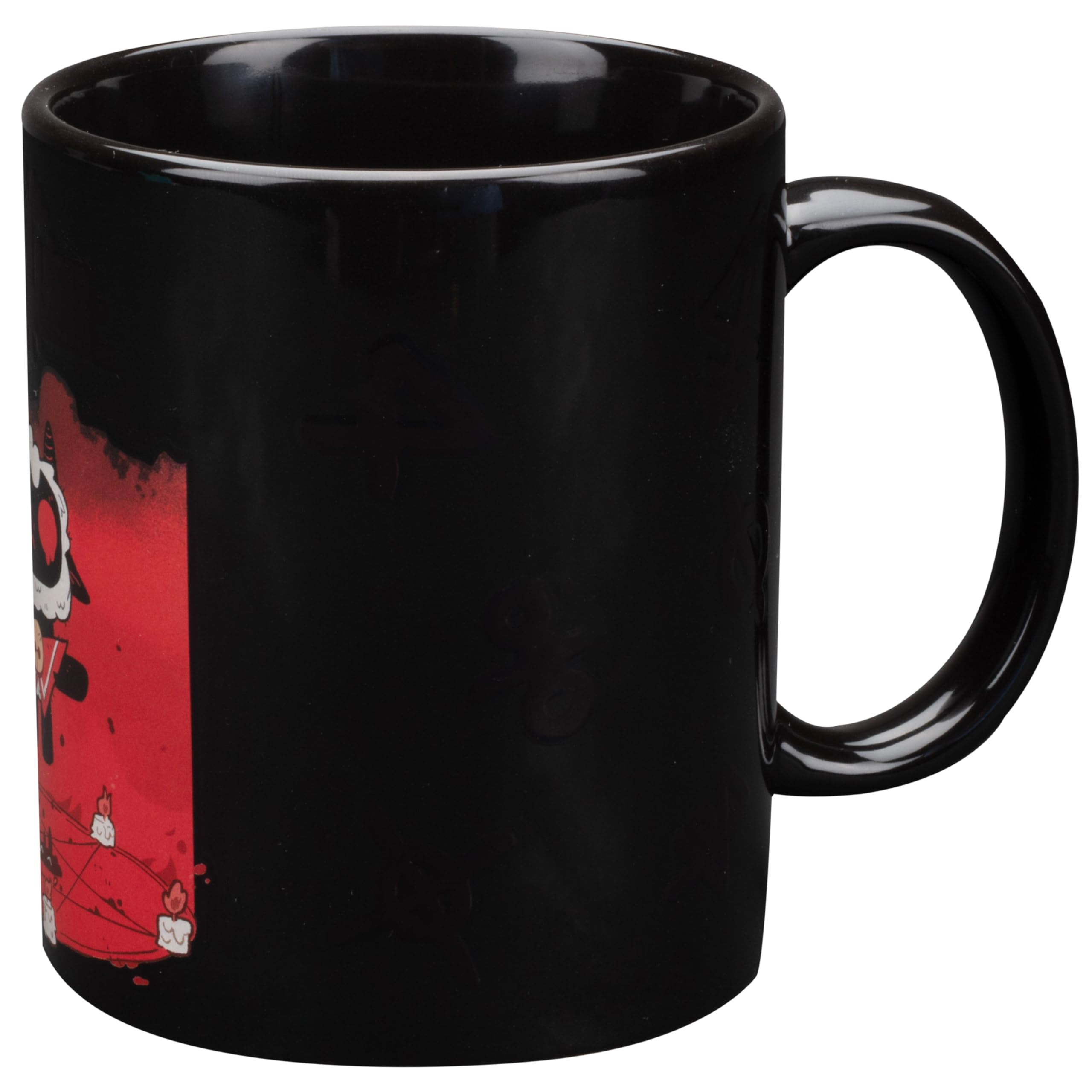 Cult of The Lamb Heat Changing Coffee Mug - Symbol Images Reveal with Heat - Officially Licensed Video Game Merchandise - Christmas Stocking Stuffer Gamer Gift for Kids, Teens, Adults - 11oz, Ceramic