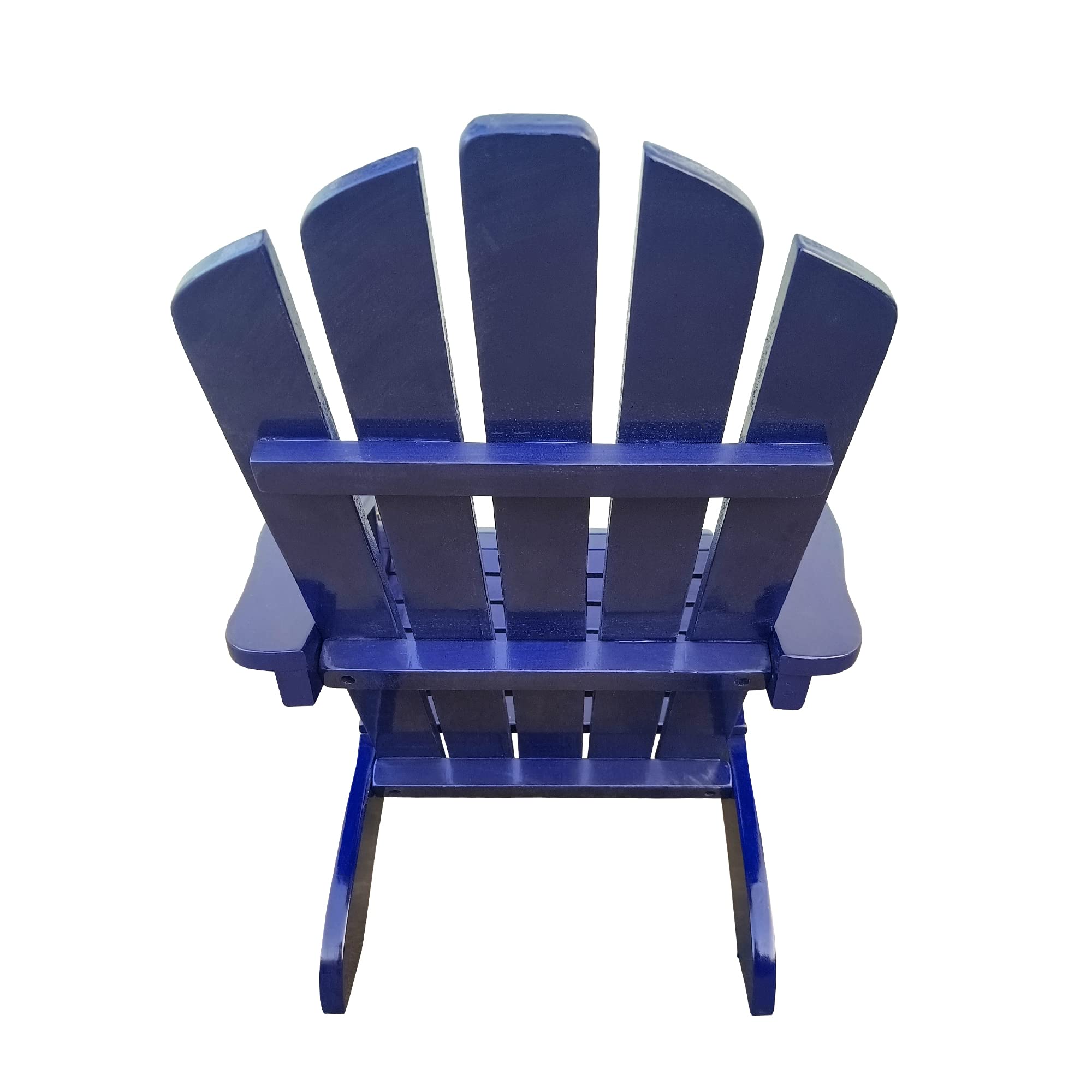 ROSE BLOOM Kids Adirondack Chair, Solid Wood Outdoor Patio Weather Resistant Chair for Children, Classic seat for Deck, Garden, Backyard, Porch and Lawn (Navy Blue)