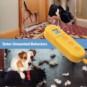 MODUS Ultrasonic Dog Barking Control Device,3 in 1 Sonic Bark Deterrent with LED Light Dog Training Tool&Behavior Aids, Rechargeable Anti Barking Device, Barking Silencer for Dogs(Indoor & Outdoor)