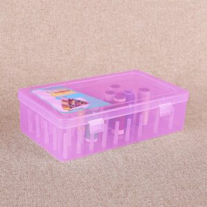 UGPLM Sewing Thread Storage Box Sewing Reel Case Spool Organizing Sorting Holder Embroidery Thread Organiser for Sewing Bobbin Threads Spools Gift