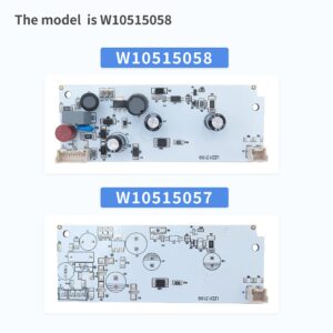 MAHUIBIN Update W10515058 W10515057 Compatible with Whirlpool Kenmore Maytag Freezer/Refrigerator led Light Replacement,Bulb Replace WPW10515058*1+WPW10515057*2,3pcs in one,no-Include Plastic Cover