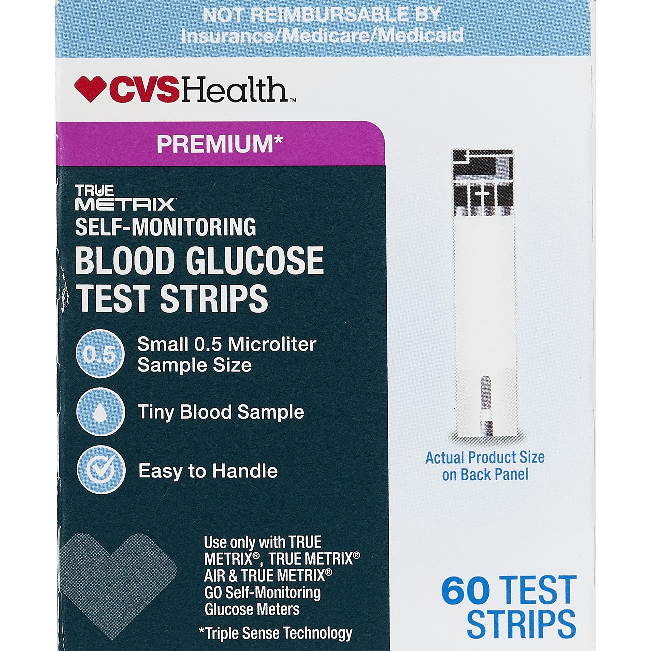 CVS Health True Metrix Blood Glucose Test Strips