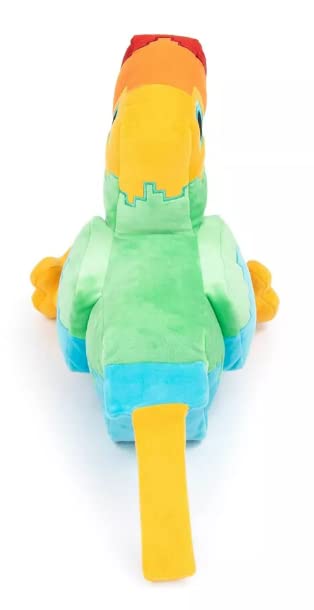 Minecraft Parrot 13 inch Pillow Buddy Basic Plush Character Soft Dolls, Video Game-Inspired Collectible Toy Gifts for Kids & Fans Ages 3 Years Old & Up