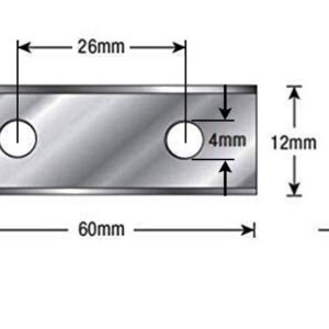 TJATSE 2-3/8"(60MM) Carbide Paint Scraper Blades 10 Double-Edged Reversible Heavy Duty Replacement Blades to Remove Paint, Varnish, Wood, Glue, Fit for TJATSE, Oneida Air, Warner100X Scraper