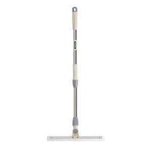 Rubber Magic Broom Sweeper, Multifunction Magic Broom, Floor Squeegee Broom with 55" Long Handle, Household Squeegee Broom for Floor Cleaning, Bathroom, pet Hair, Window,Kitchen Broom Head(13.8")