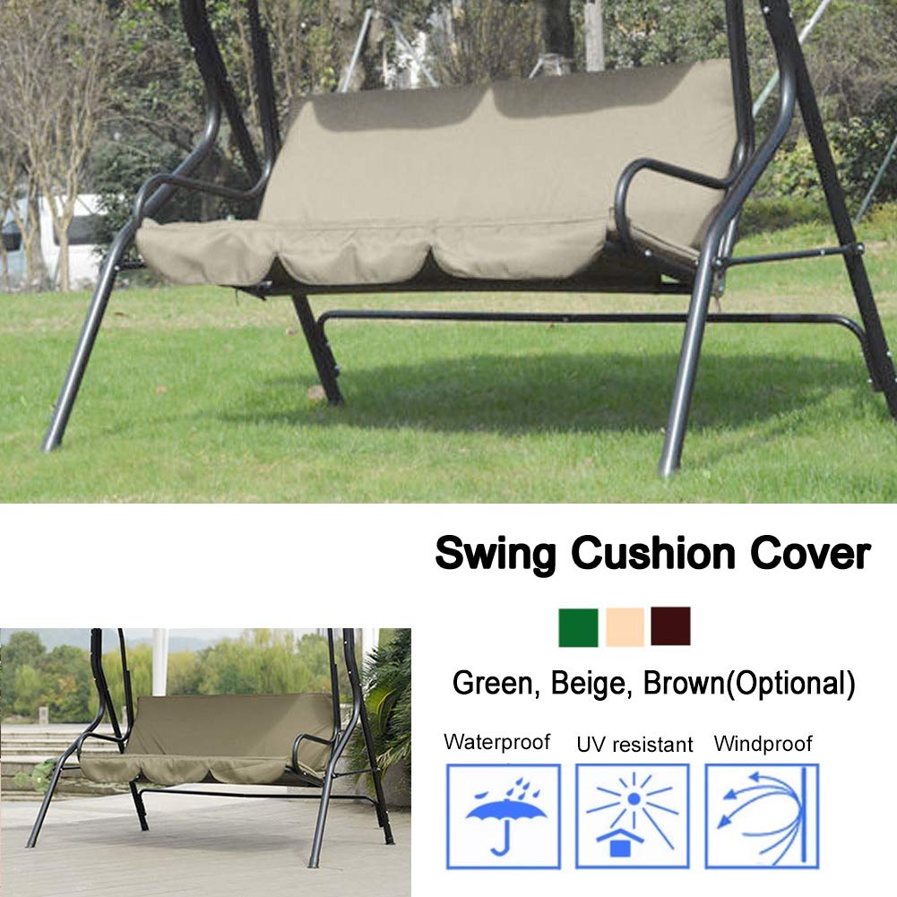 Outdoor Bench Cushion,Bench Cushions for Outdoor Furniture,Outdoor Glider Cushions,Bench Cushion Waterproof,Swing Cushions 3 Seater Patio Swing Cushion,Swing Chair Cover 150 * 50 * 10CM