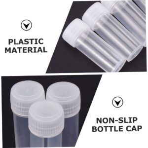 ULDIGI 50Pcs Transparent Needle Storage Tubes for Sewing Needles DIY Cross Stitch Needle Holder Containers Lightweight and Durable Needle Organizer with Lids