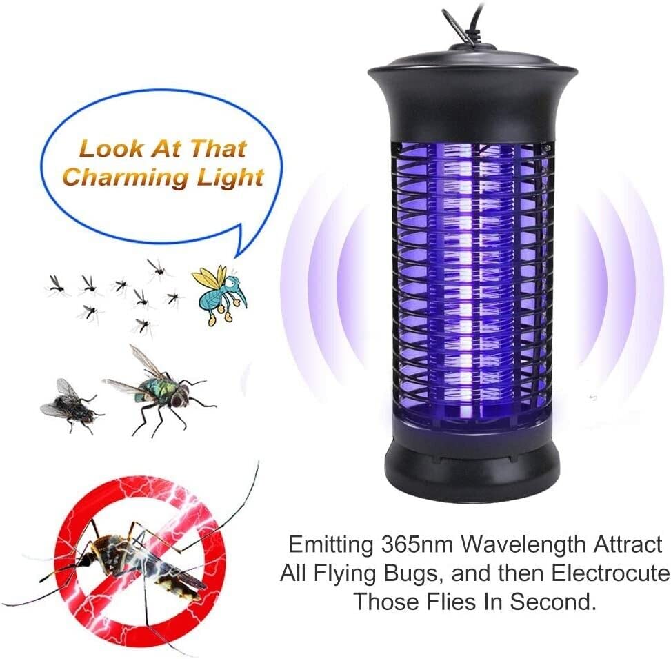 THE PERFECT PART Electric Fly Gnat Killer Lamp Pests Fly Insect Trap Mosquito Bug Zapper 4,000V