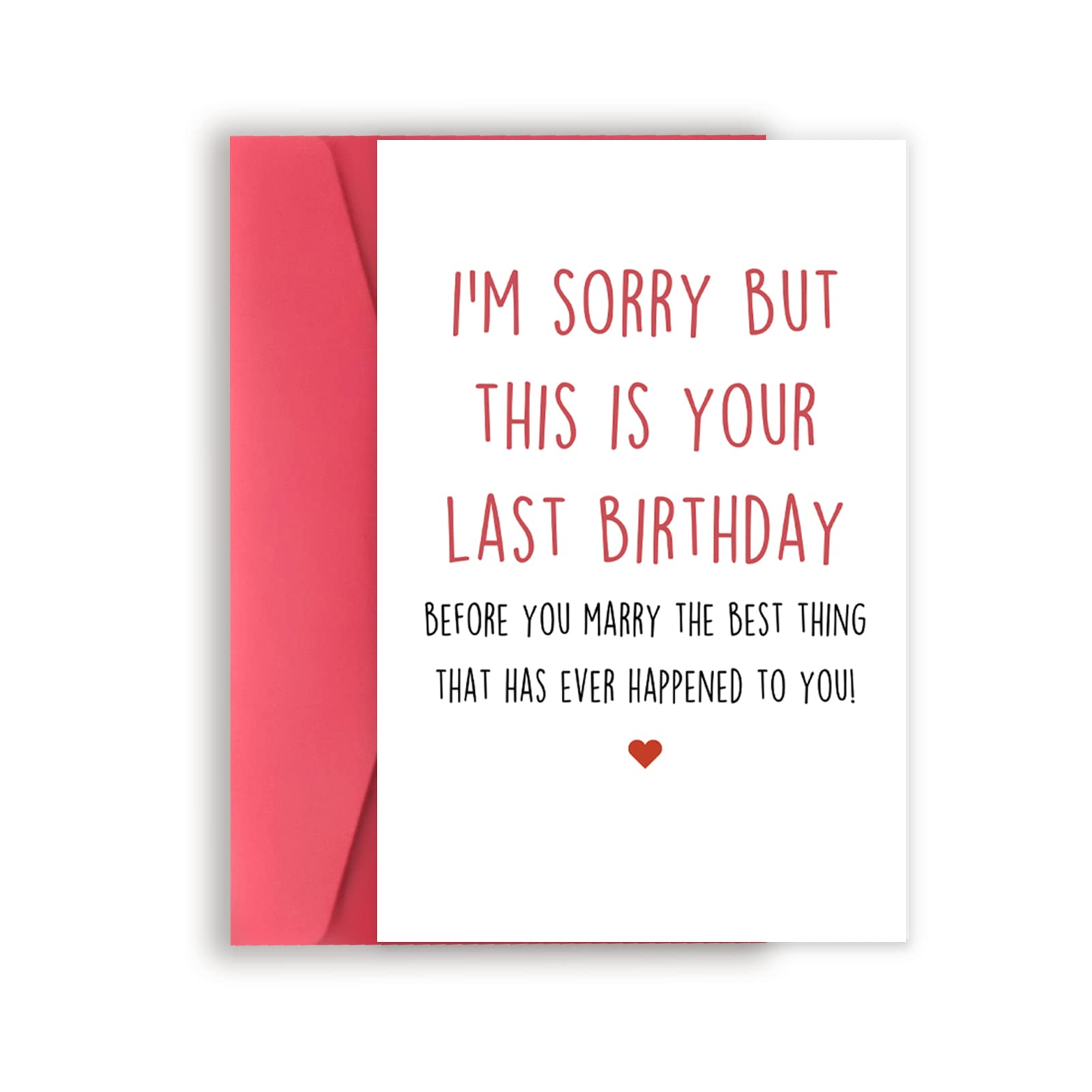 VvOoOvV Romantic Birthday Card for Him Her, Humor Birthday Cards for Fiancé, Lovely Future Husband Bday Card for Men, Funny Gifts for Husband to Be