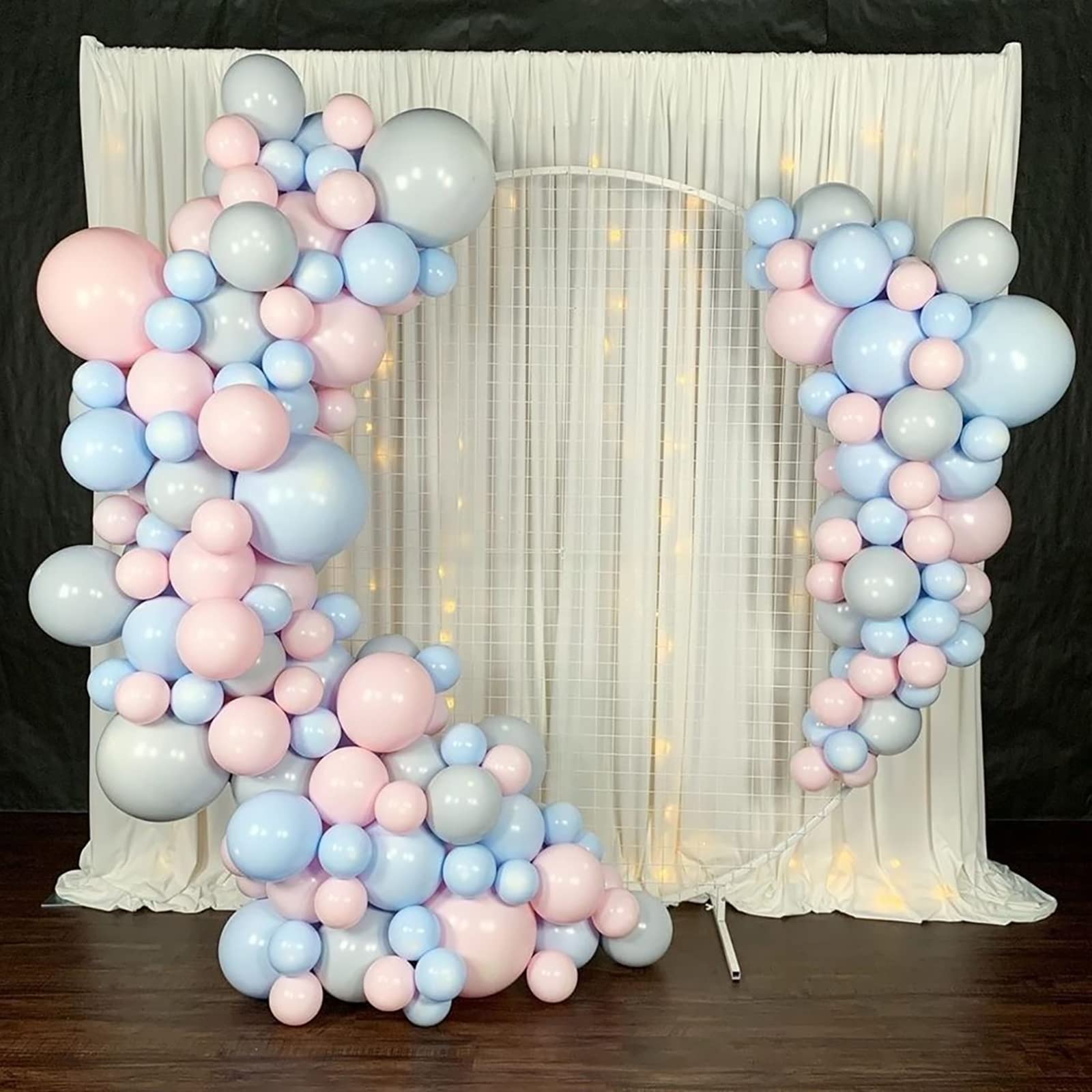 Purple Blush Balloon Garland Arch Kit,Double-Stuffed Dusty Purple Blush Pink Balloons for Butterfly Birthday Bridal Baby Shower Party Decorations