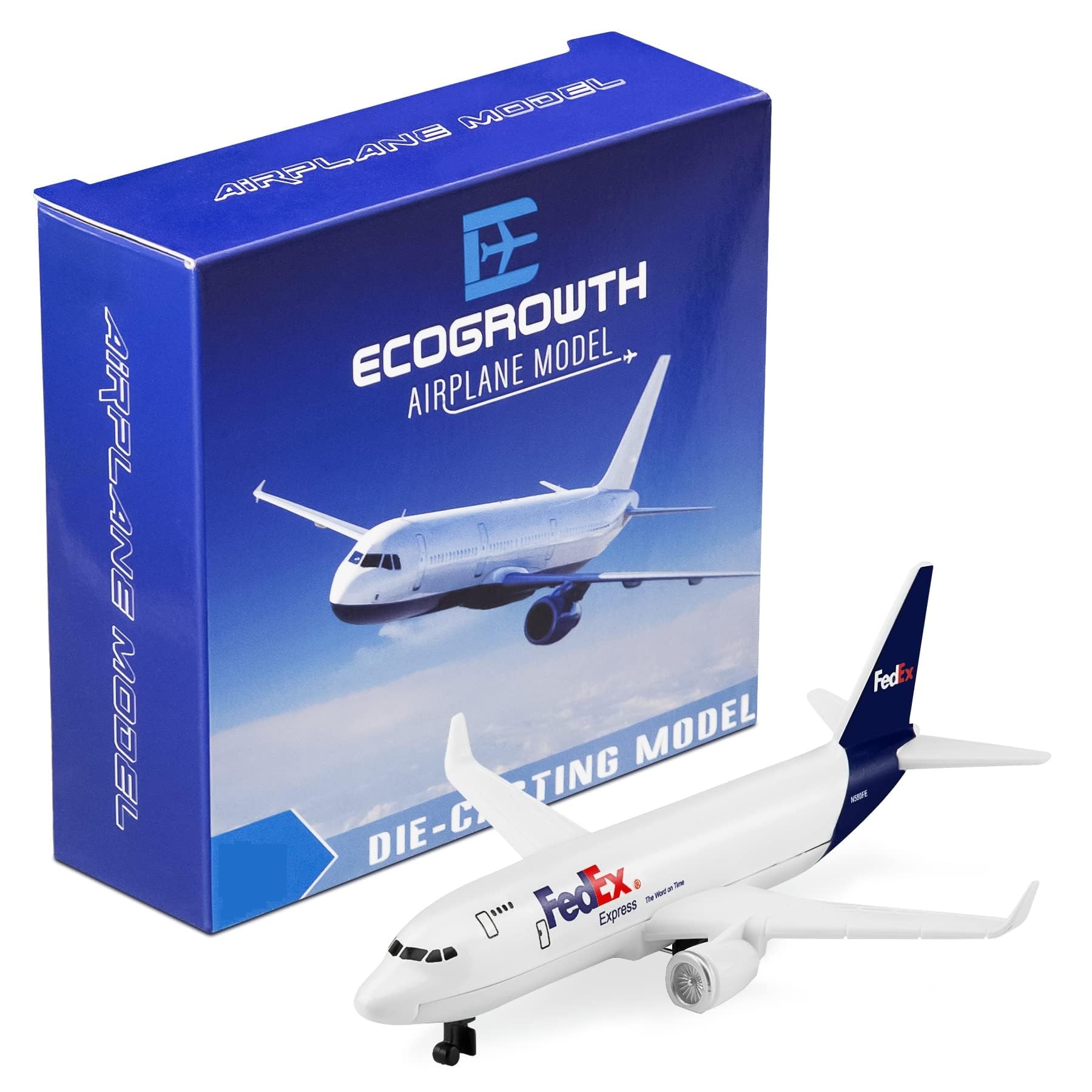 EcoGrowth Model Planes FedEx Plane Model Airplane Plane Aircraft Model for Collection & Gifts